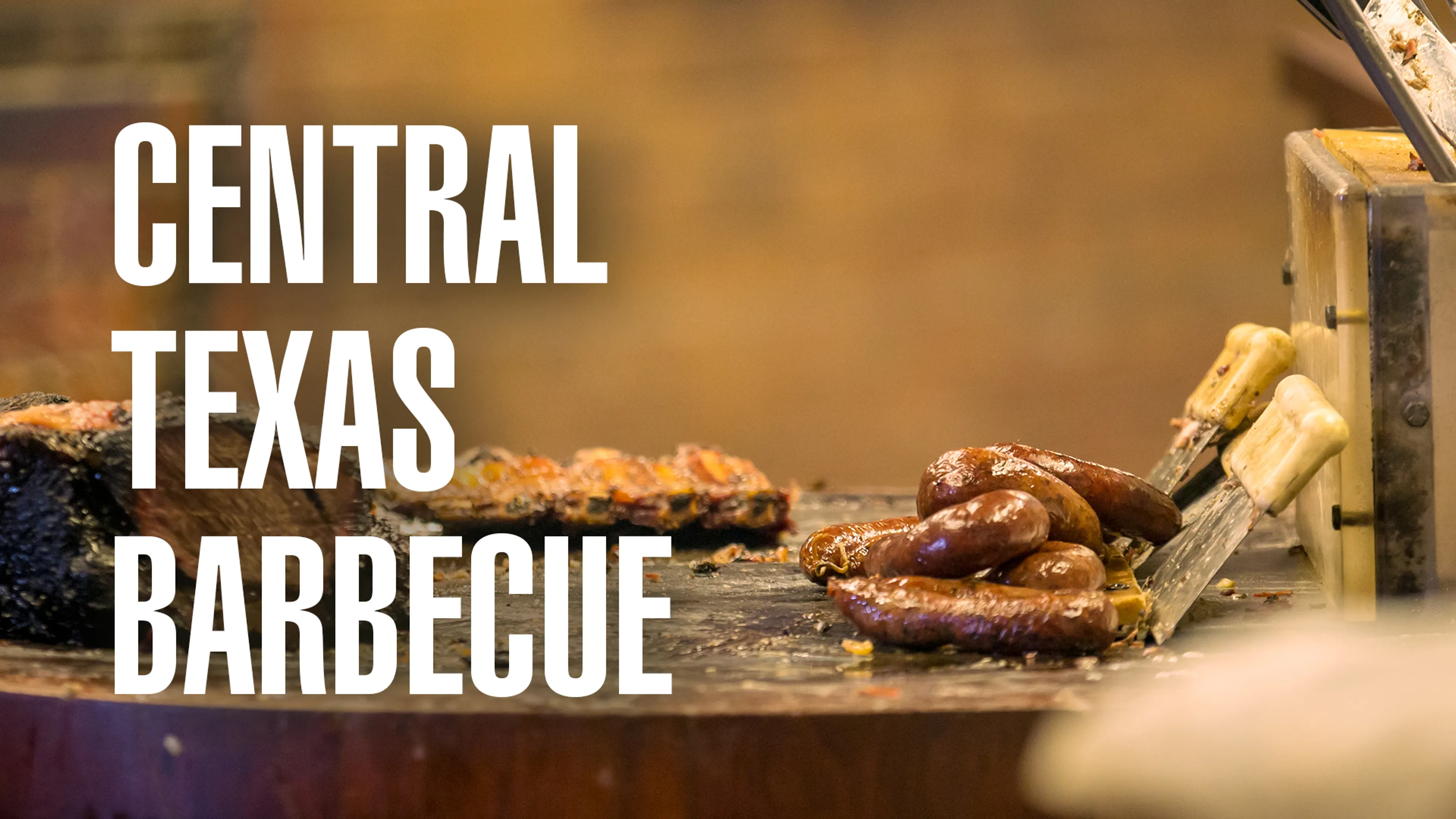 Central Texas Barbecue poster